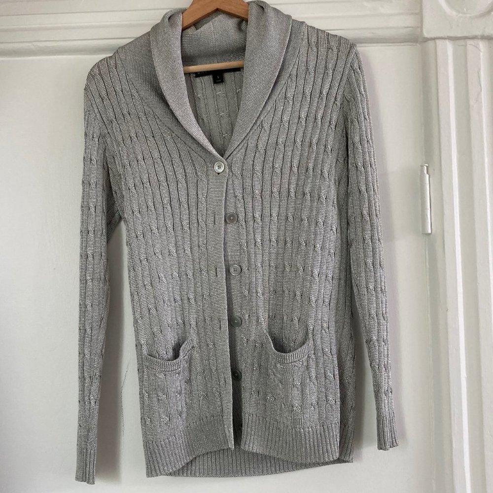 Ralph Lauren Black Label *Real Metal* Cardigan | S